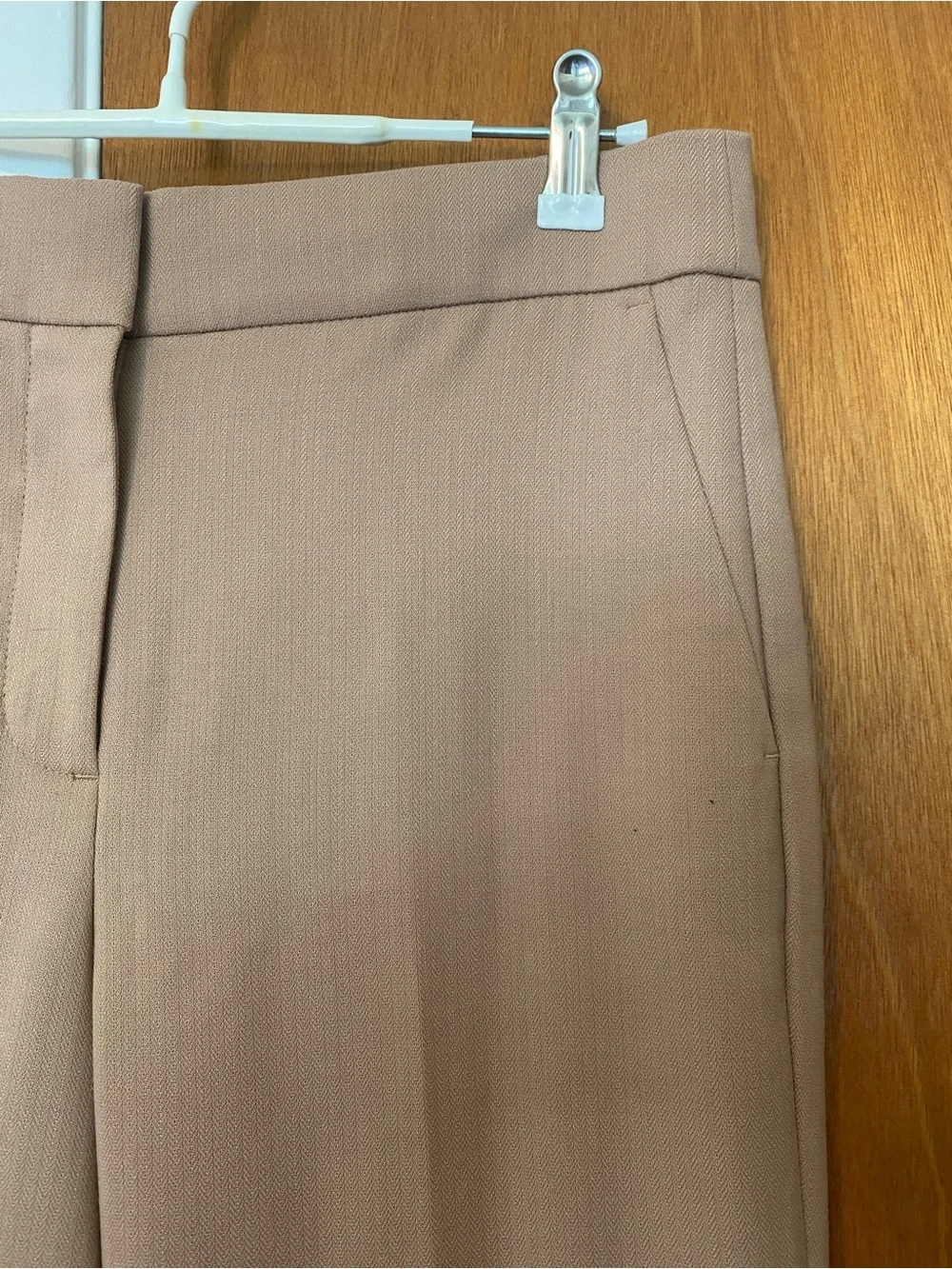 J. Crew Tan Nova Fides Crop Flare Wool Trousers Size 6